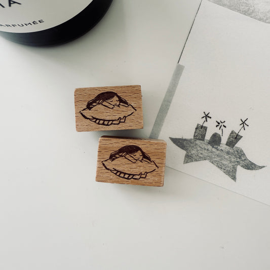 Msbulat Rubber Stamp [ Rest is best ]