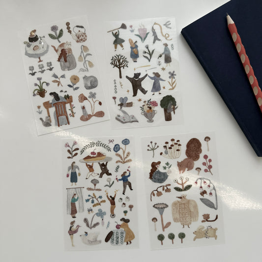 Ivy Snow New Transfer Sticker All 4 Sets