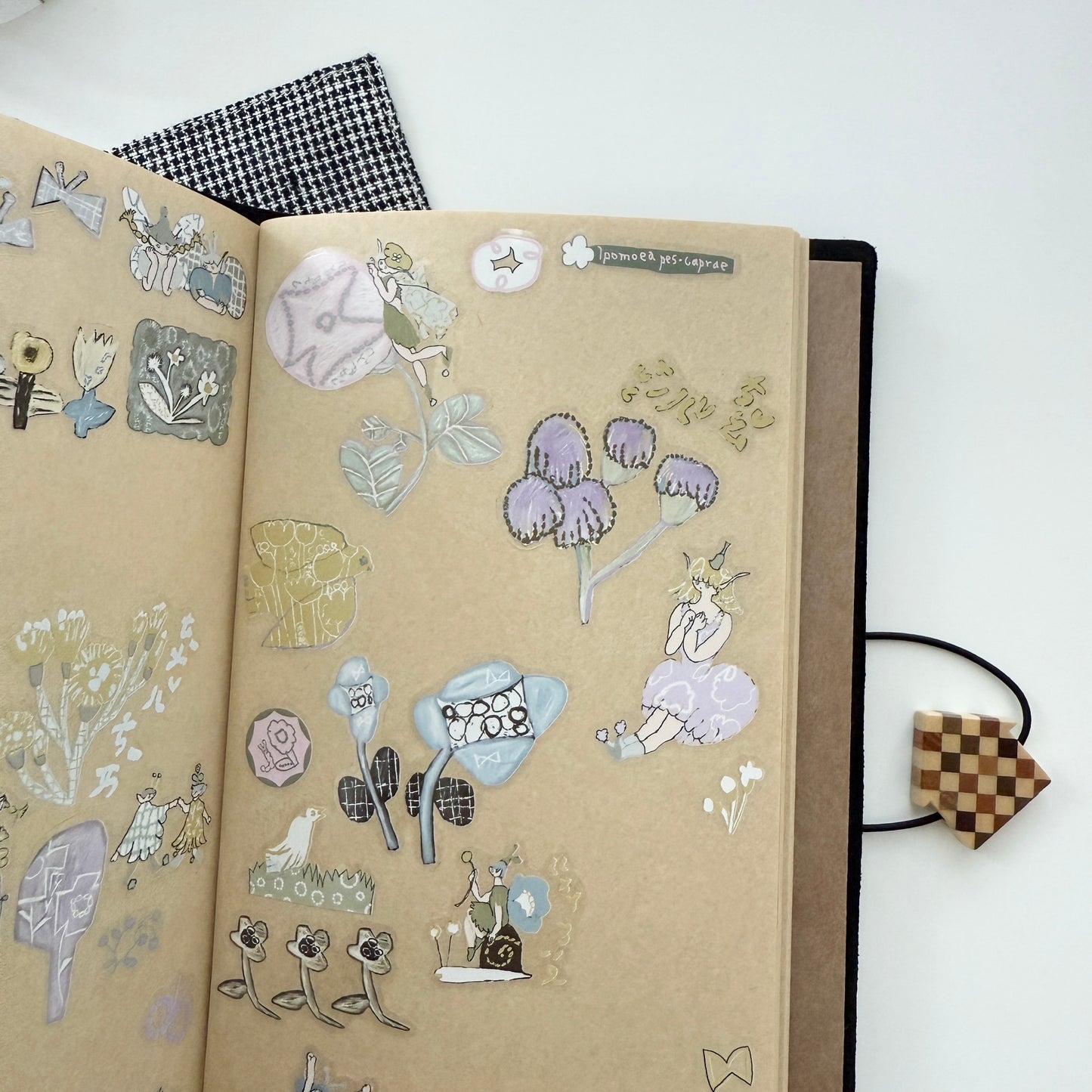 Misshoegg Meadow Flower Fairies PET Sticker Roll
