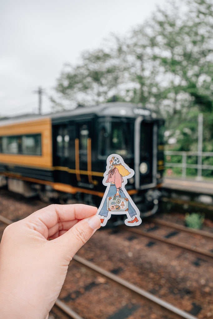 La Dolce Vita We Move Forward Happily Sticker Set in Tin