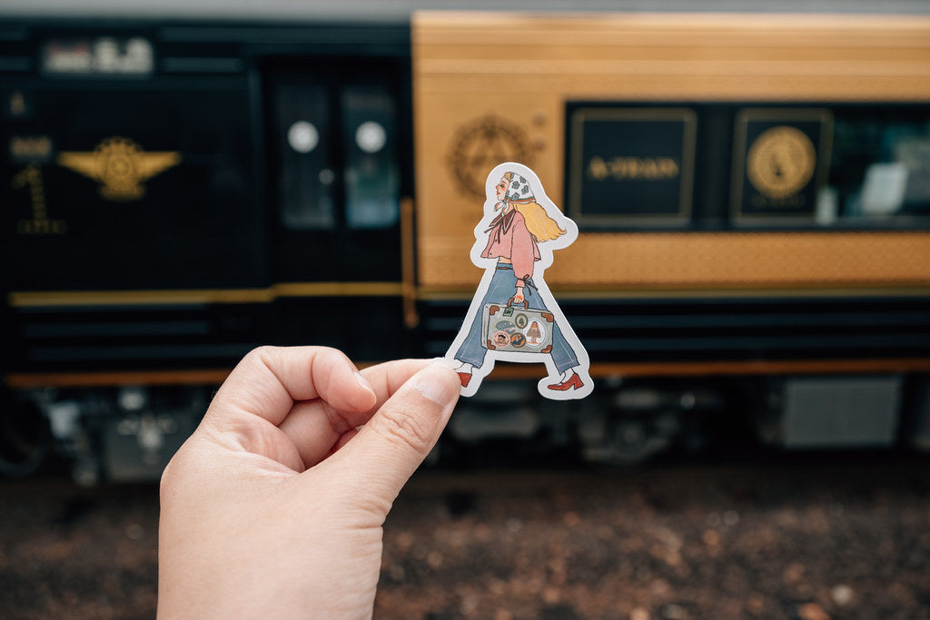 La Dolce Vita We Move Forward Happily Sticker Set in Tin