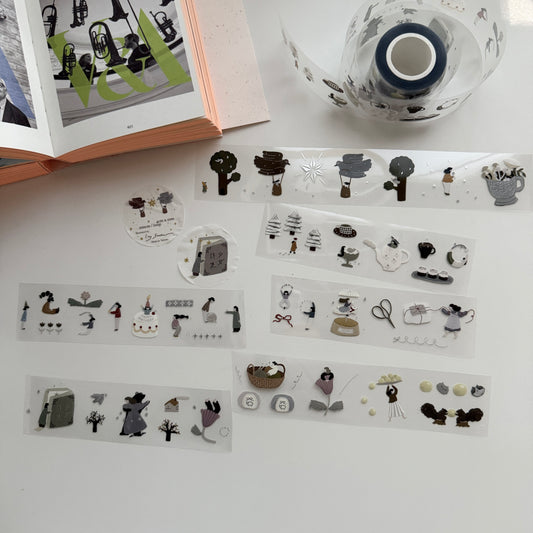 Ivy Snow Daydream PET Tape