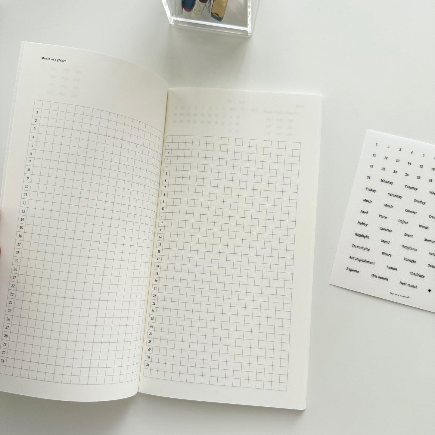 Day and Moment Journey Archive Planner