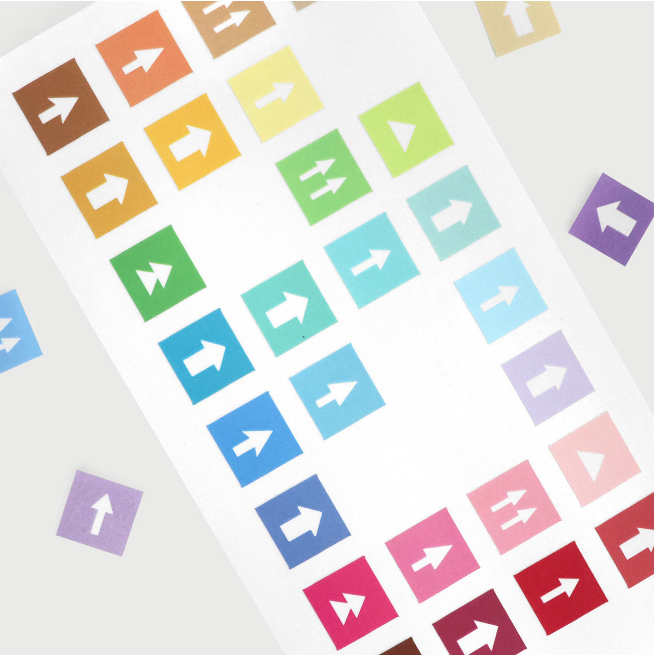 Organize a bit Colorful Arrow Sticker
