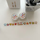 Sosom room Candy Heart Glitter Sticker Roll