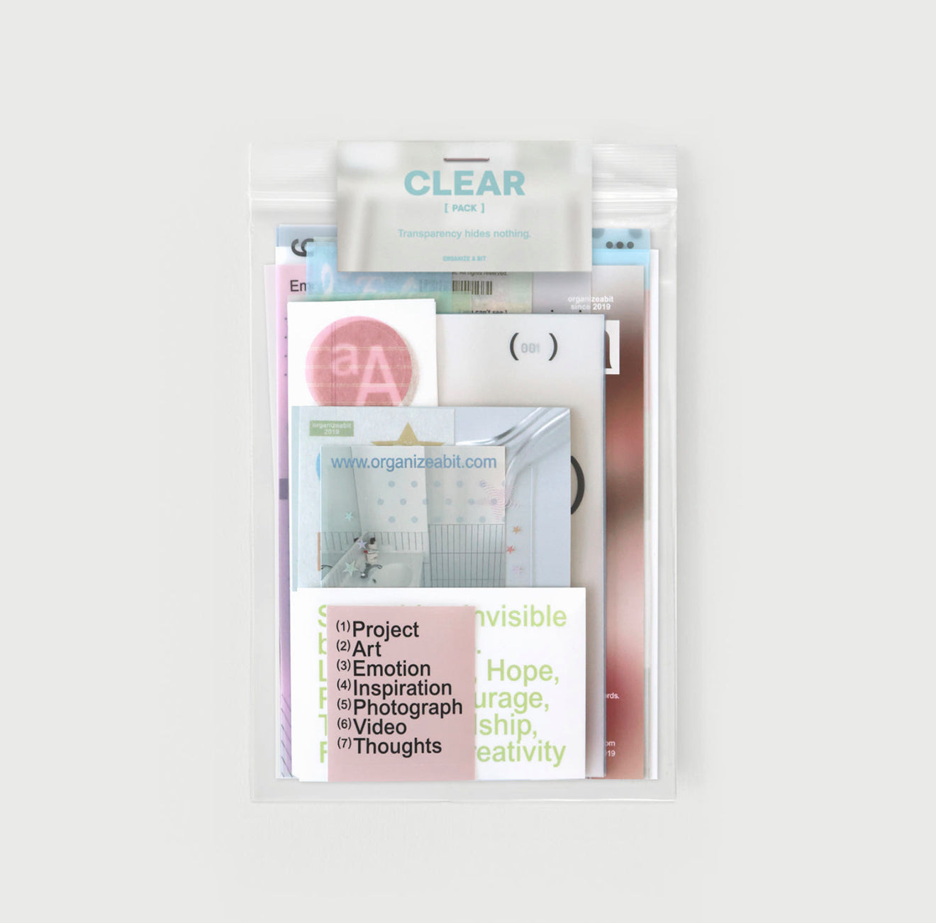 Organize a bit Clear Pack