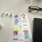 Sosom room Winter Date Hologram Sticker Sheet