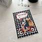 La Dolce Vita Delivery Girl Christmas Postcard