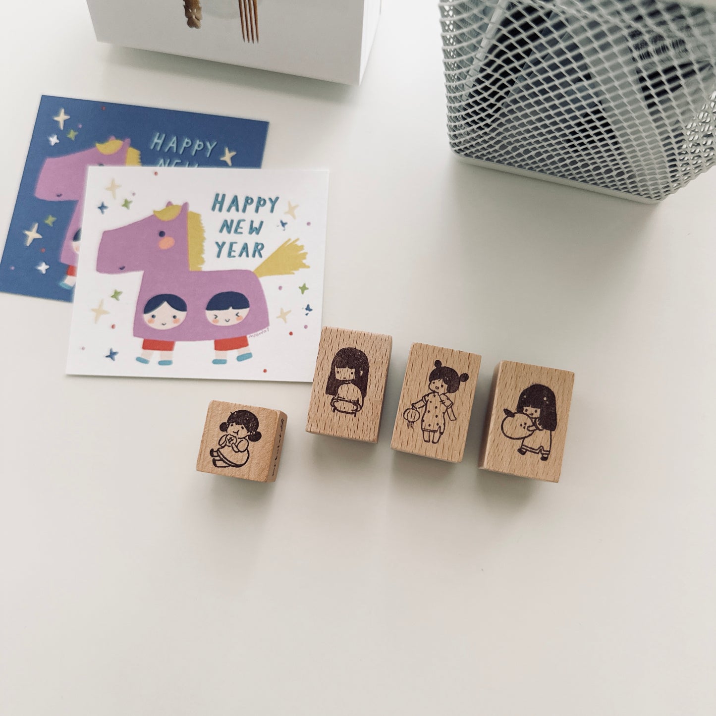 Msbulat New Year Collection Rubber Stamp / 4 Styles