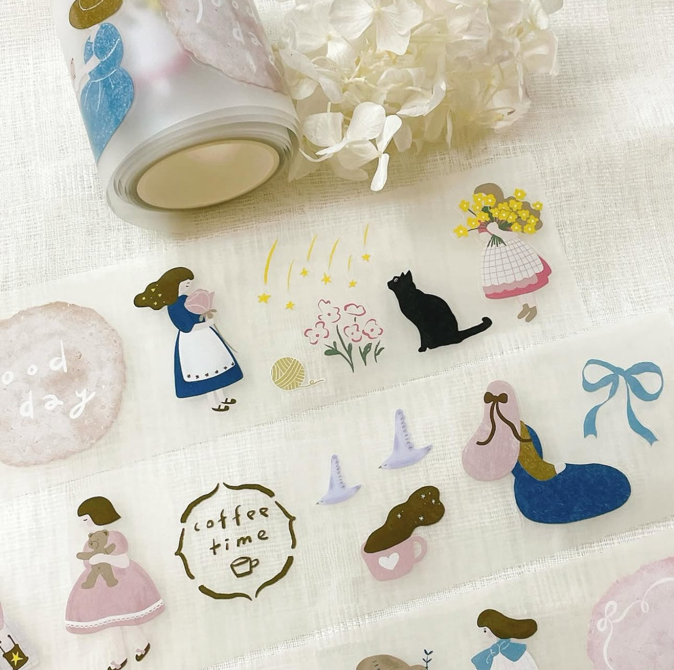 63penhouse x Hairmo Little Romance Die-cut PET Sticker Roll