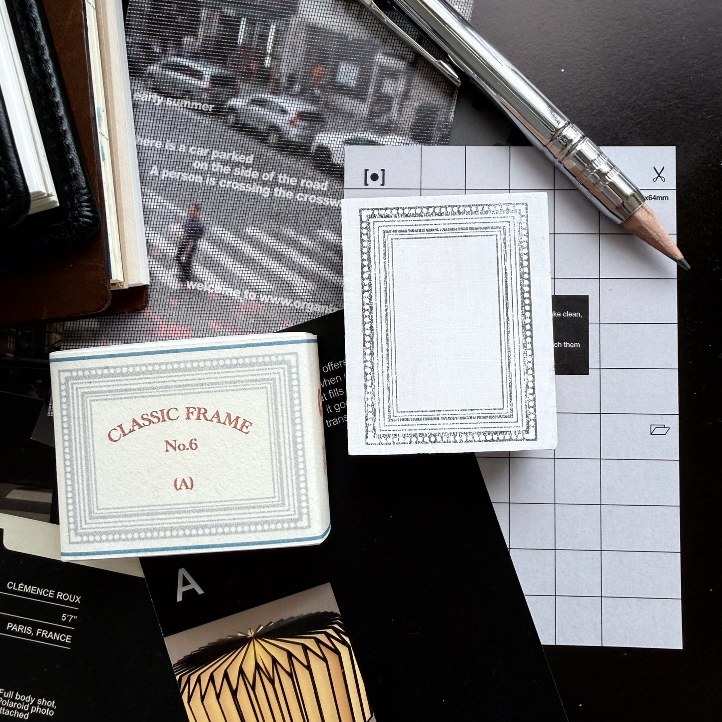 kurukynki Dream Ledger Classic Frame Rubber Stamp / Large