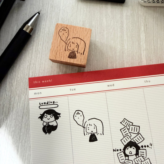 Msbulat 2026 Summer New Rubber Stamp / Dead inside