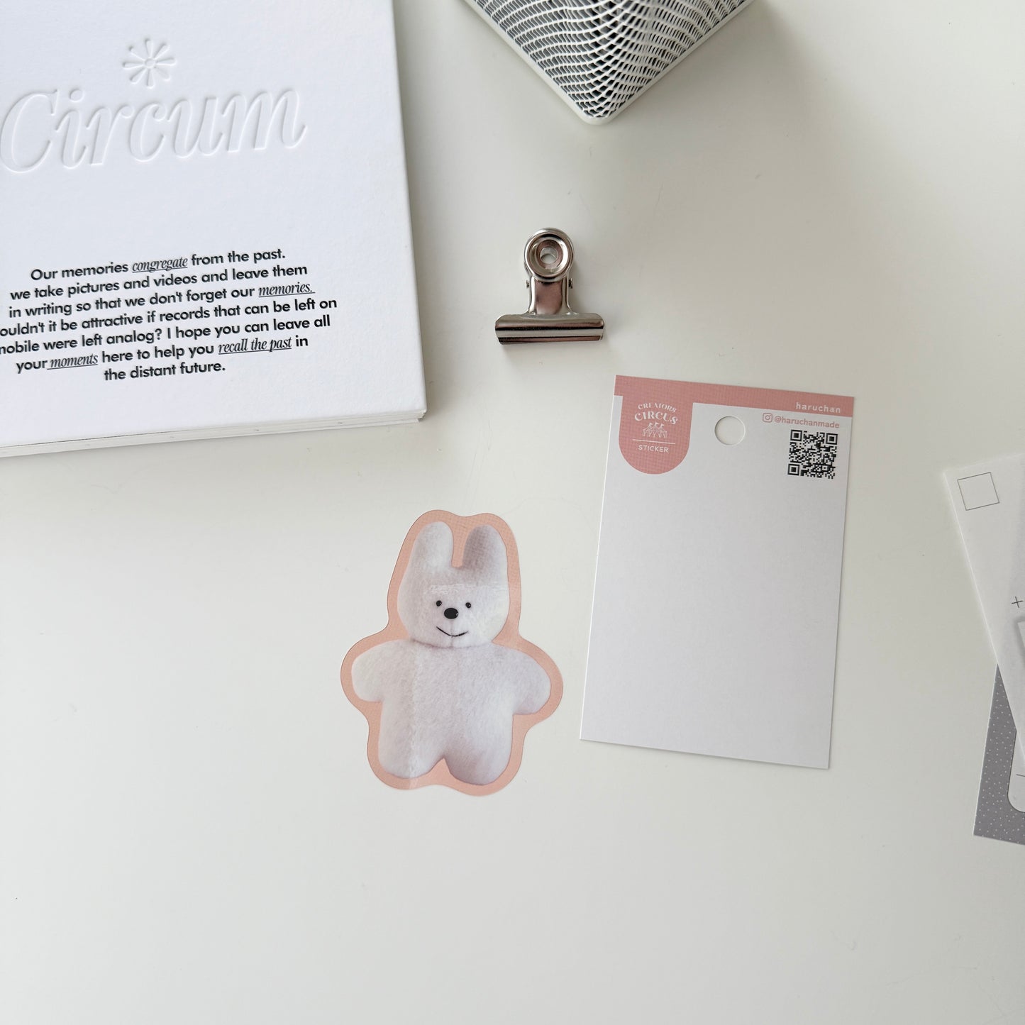 Creators Circus Single Die-cut Sticker / 3 Designs