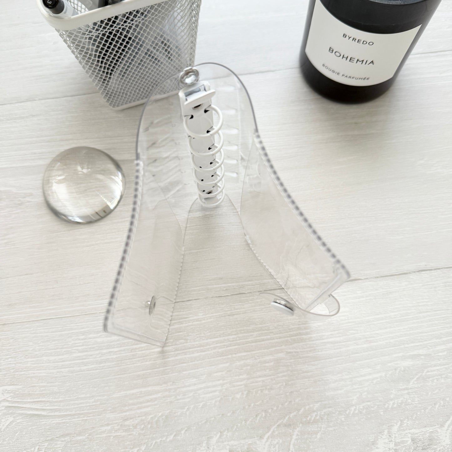 Jeongo Innerside Clear Pocket Size Ring Journal / 3 Colors