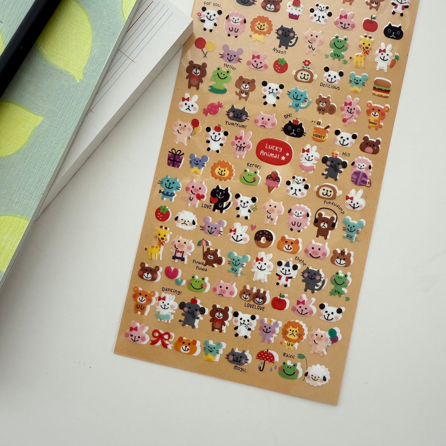 Mind Wave Mini Lucky Animals Sticker Sheet
