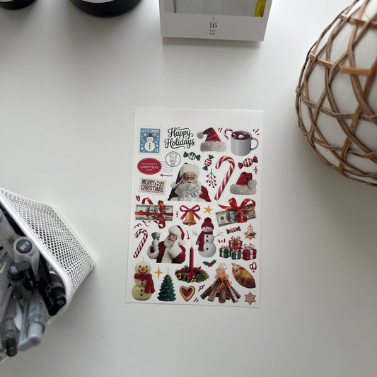 Kmmile Santa & Christmas Object Sticker