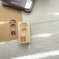 Sho LIttlehappiness Café Girl Rubber Stamp / 2 Designs