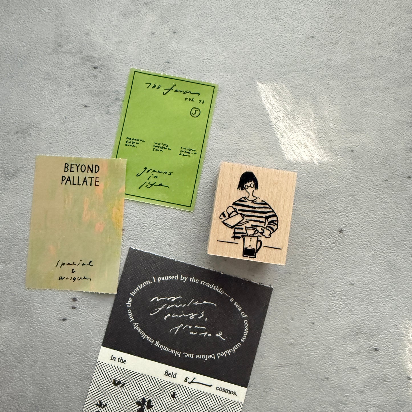 MA7stamp Fumiko's life Rubber Stamp / 5 Designs
