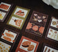 A Kind of Café Petit Four Postal Stamp Sticker Box