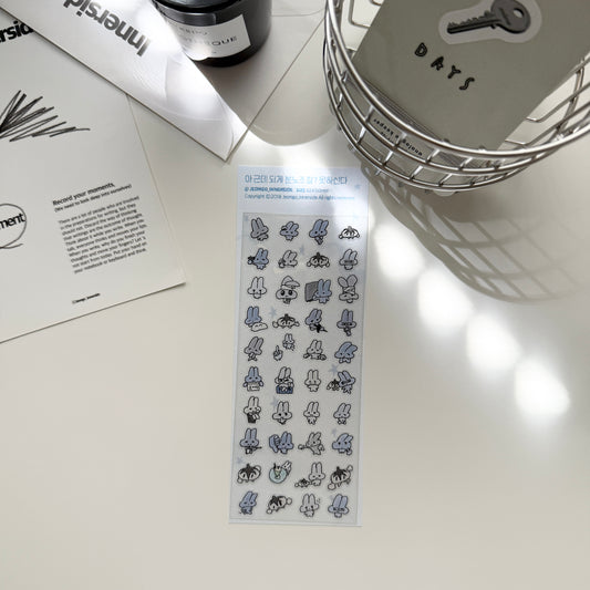 Jeongo Innerside Some Angry Rabbits Sticker