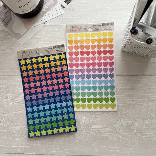 Hearts & Stars Sticker