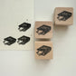 Yoko Kadokawa Peak a Boo Rubber Stamp