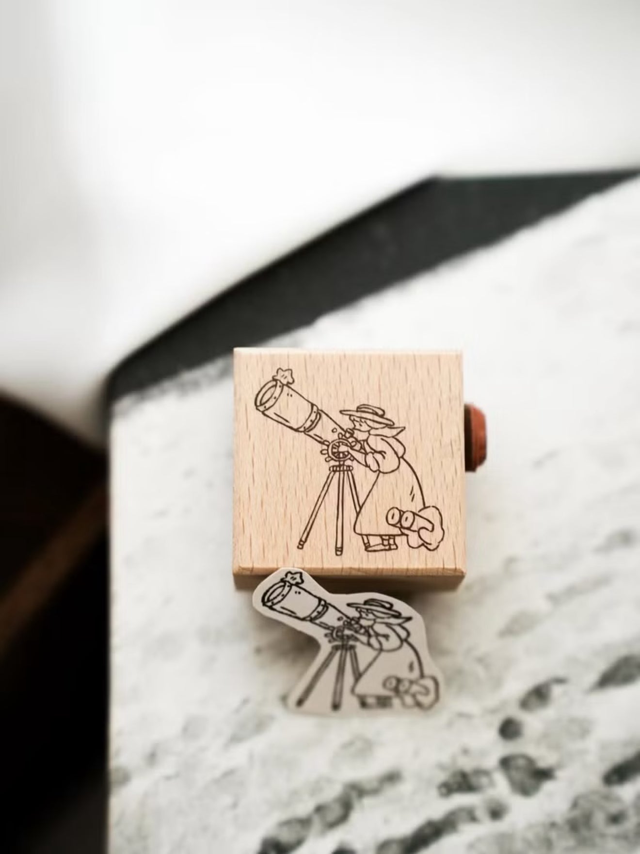 Yamadoro Among Stars 2-in-1 Rubber Stamp / 4 Designs