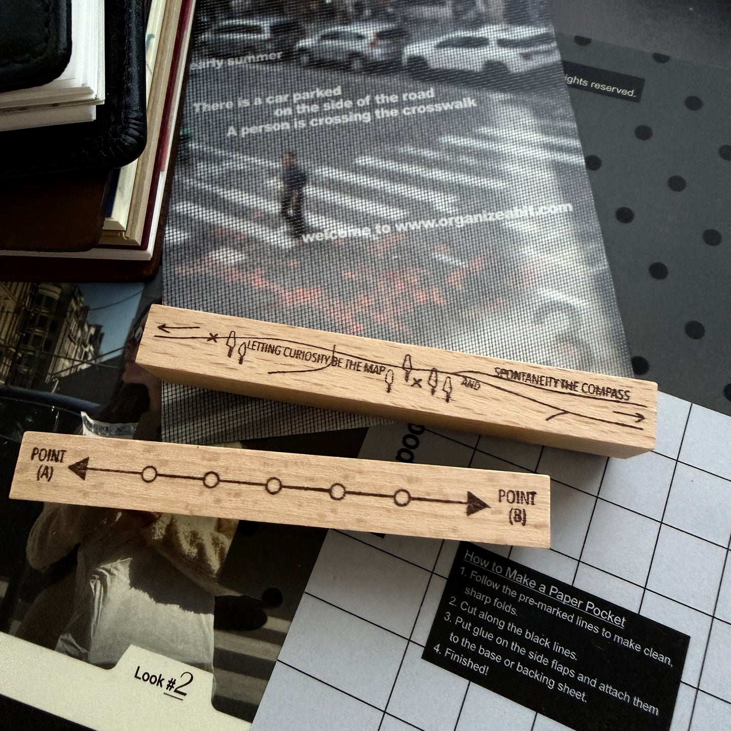 Kurukynki Here and There Rubber Stamp / 2 Styles