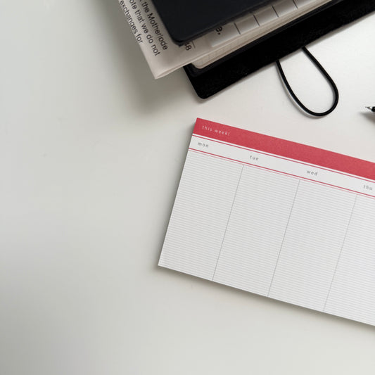 202hosil Weekly Memo Pad