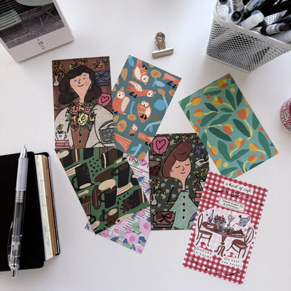 A Kind of Cafe Journaling Material Paper / 7 Designs