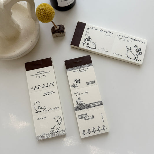 A kind of cafe Notepad Collection / No. 1-3