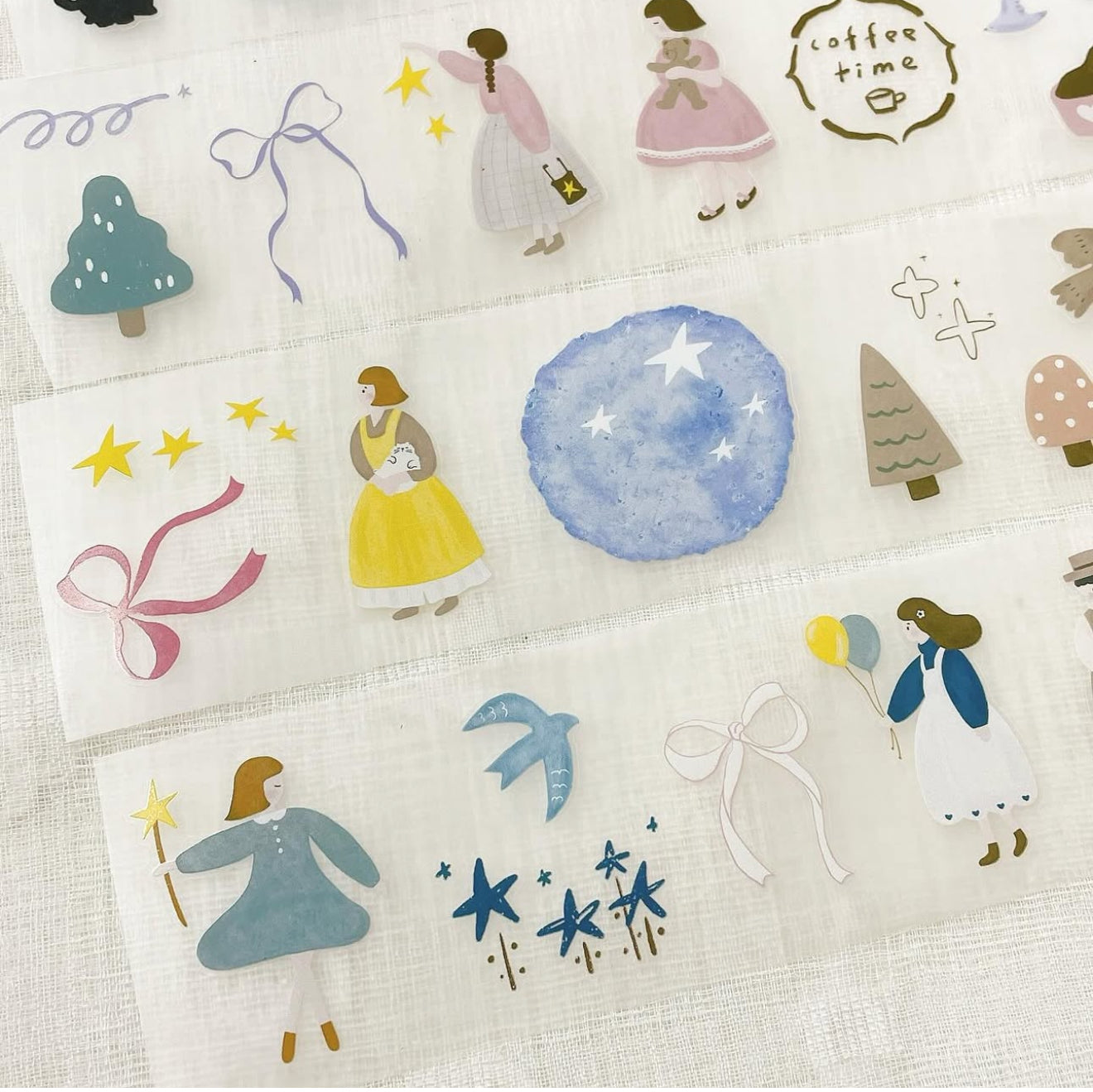 63penhouse x Hairmo Little Romance Die-cut PET Sticker Roll