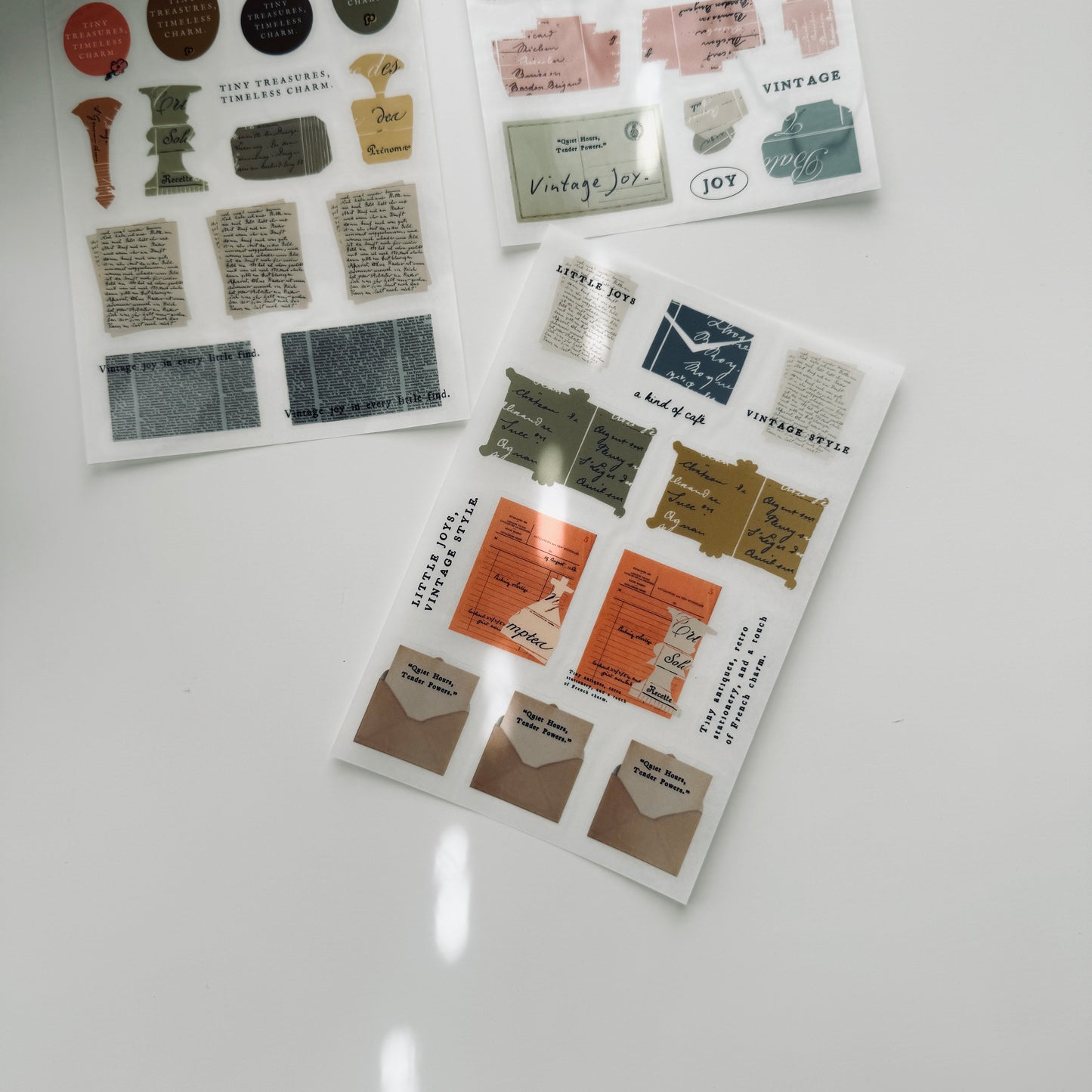 A Kind of Café Tiny Treasures Transfer Sticker Pack