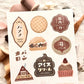 Breezy Studio Bakery Shop Transfer Sticker Set