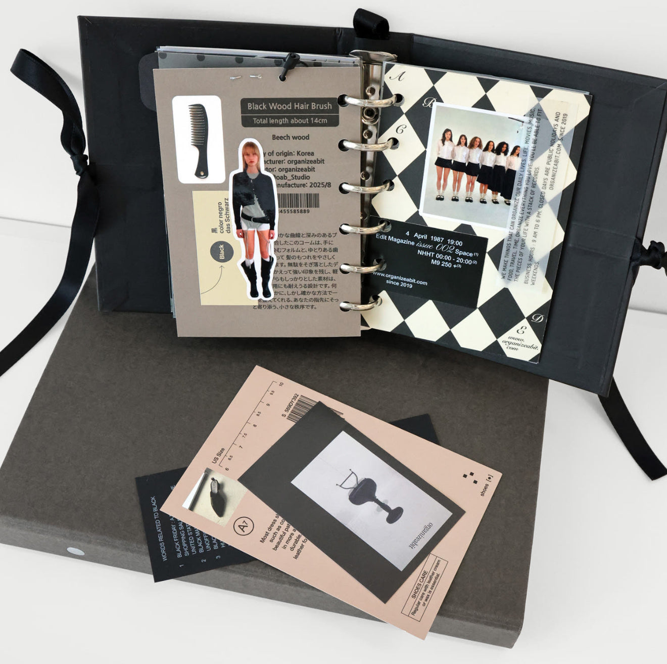 Organize a bit Tone Pack Black #000000