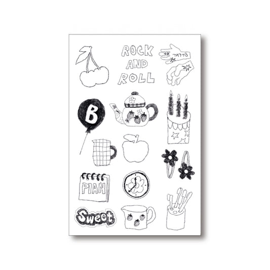 Jeongo Innerside Drawing Sticker | 10