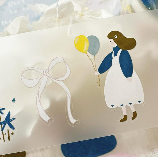 63penhouse x Hairmo Little Romance Die-cut PET Sticker Roll