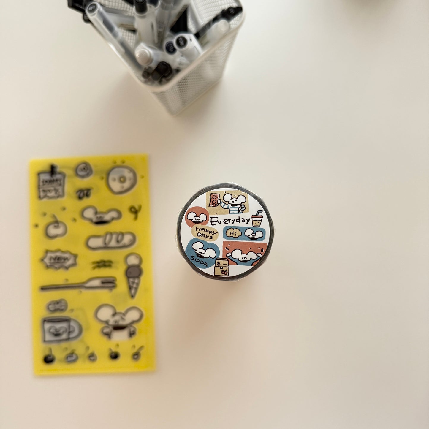 1991w2992 Everyday Lemon Macaron PET Tape