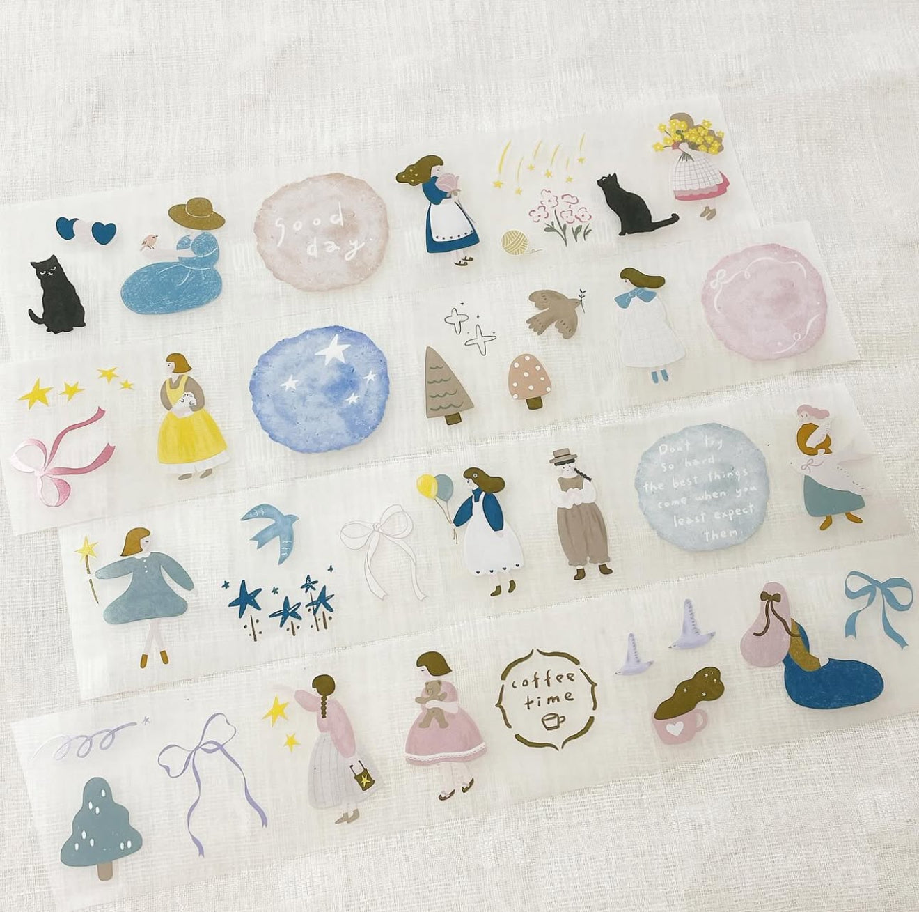 63penhouse x Hairmo Little Romance Die-cut PET Sticker Roll