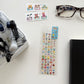 Sosom room Nemonemo Clear PET Sticker Sheet / February