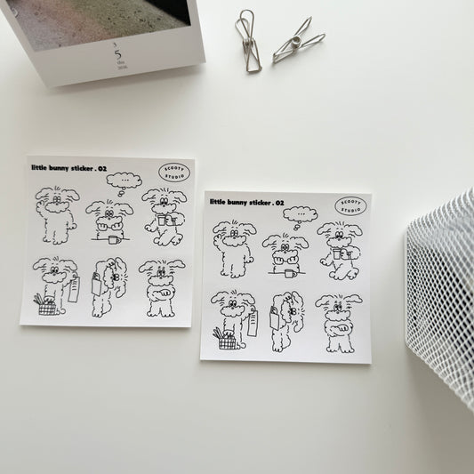 Scooty Studio Little Bunny Sticker 02