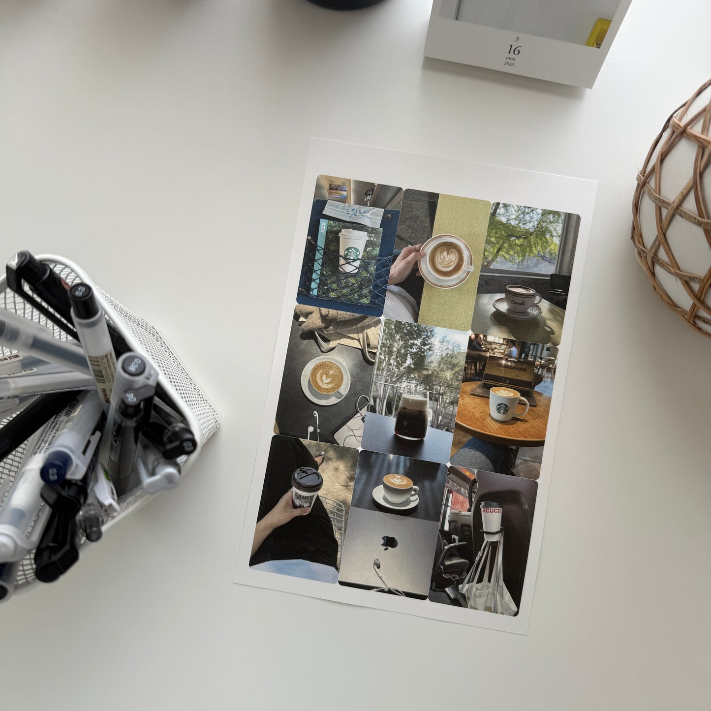 Kmmile Large Coffee Sticker Sheet (4)