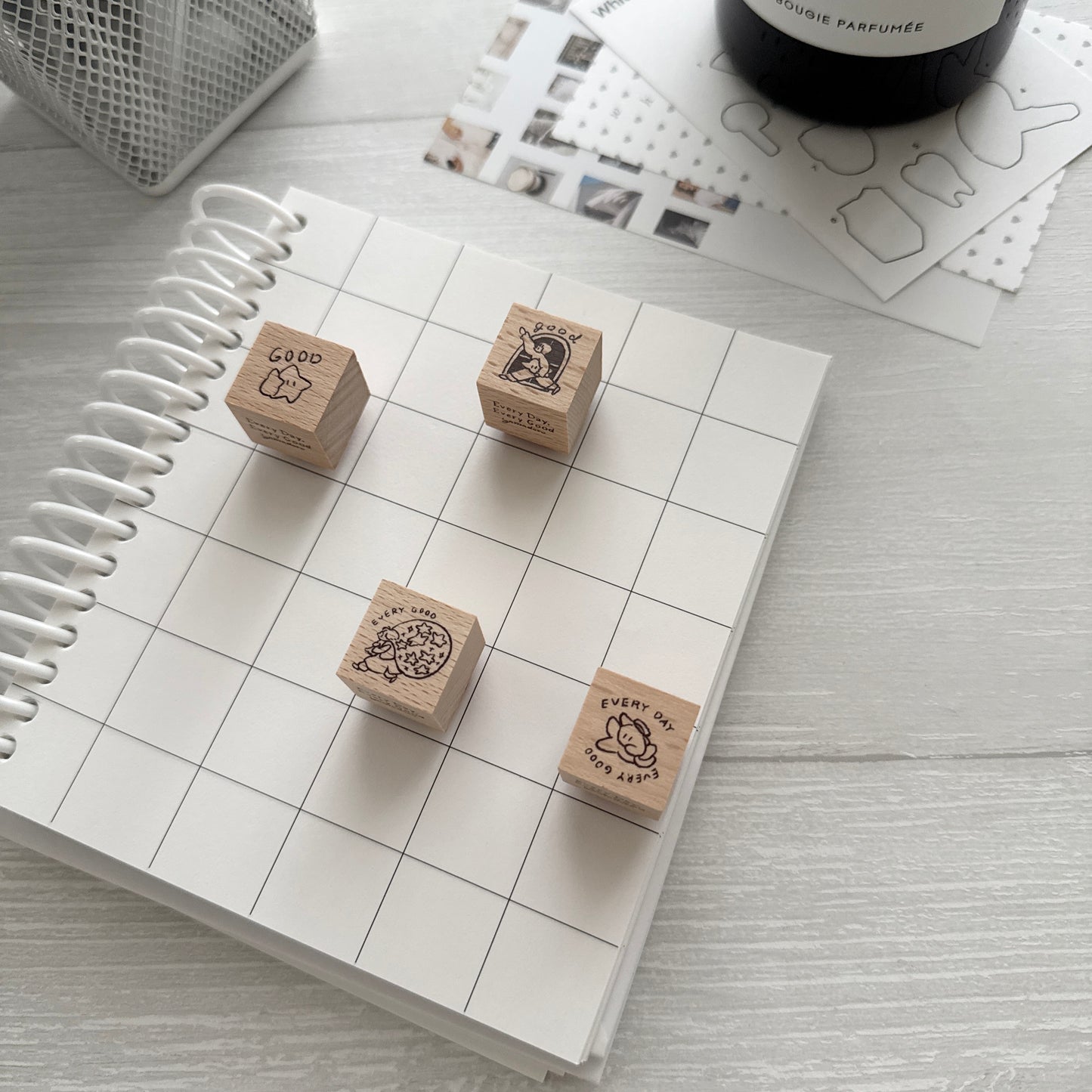 Yamadoro Good Star Rubber Stamp / 4 Designs