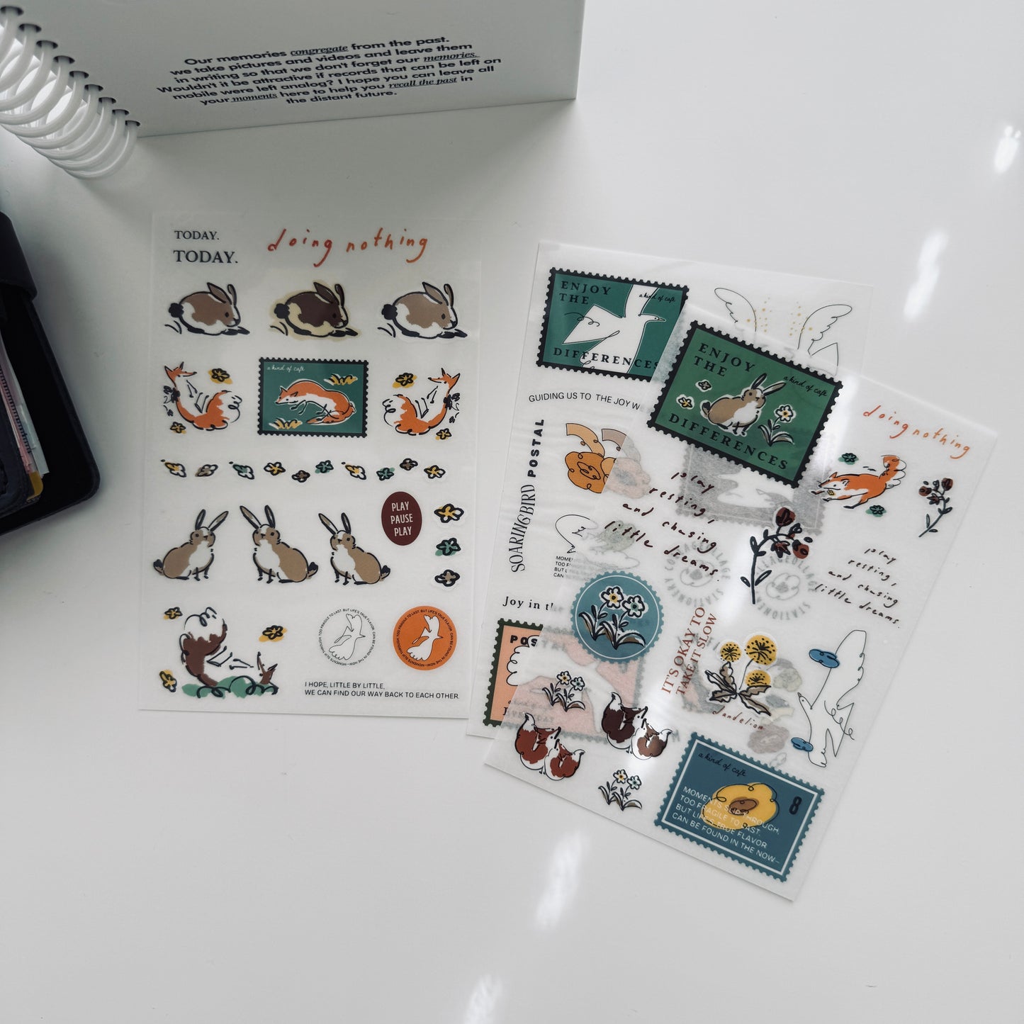 A Kind of Café Taste the Life Postal Transfer Sticker Pack