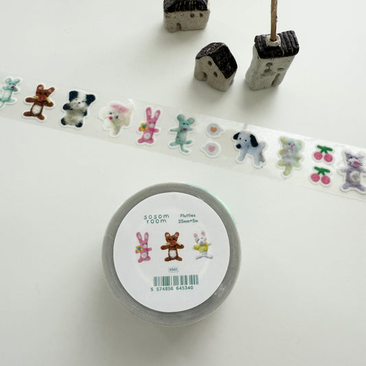 Sosomroom Fluffies Sticker Roll