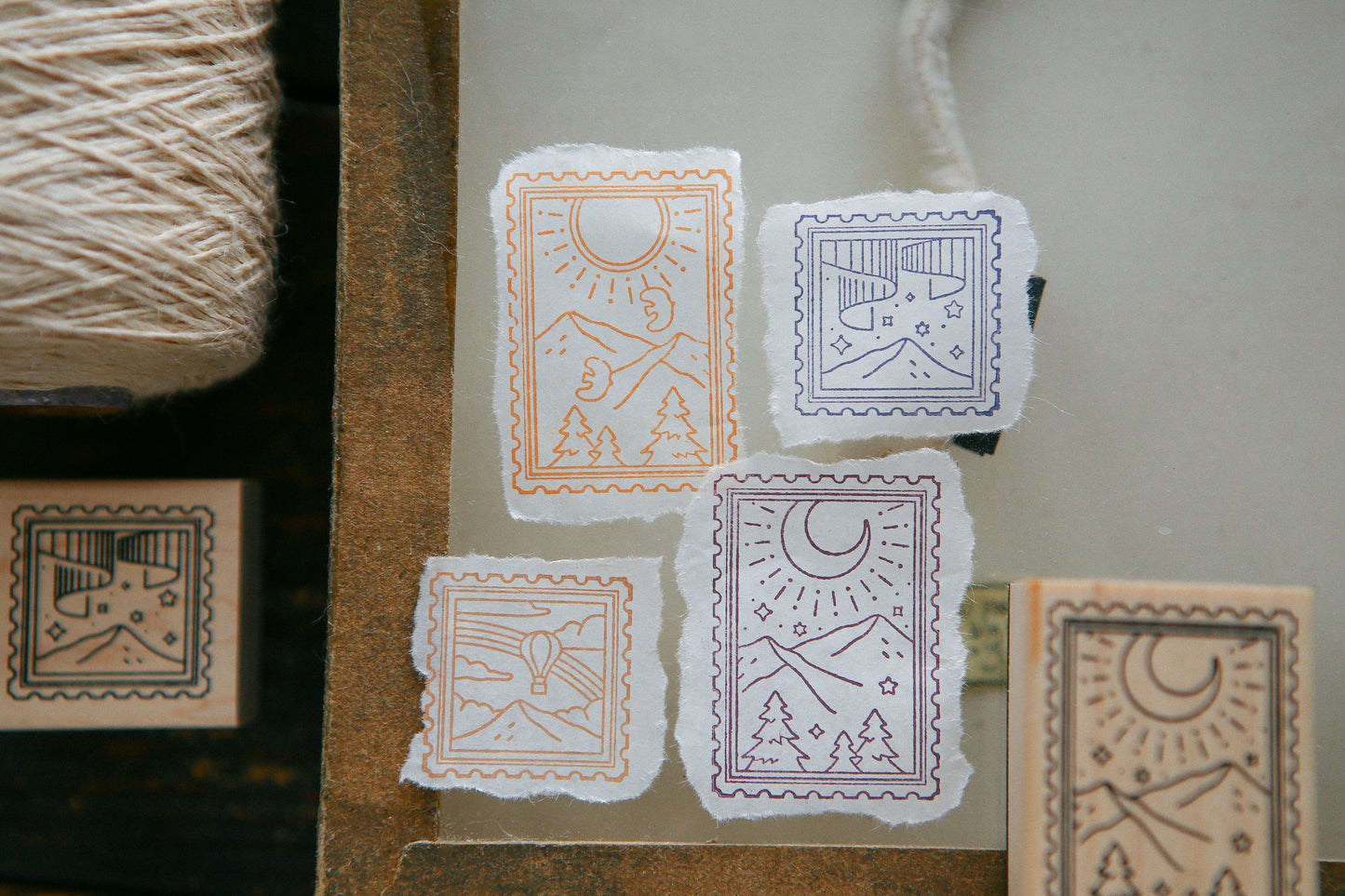 OURS Sunny Day Rubber Stamp Set