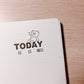 Tomoshop Rubber Stamp Design / Resting Bear