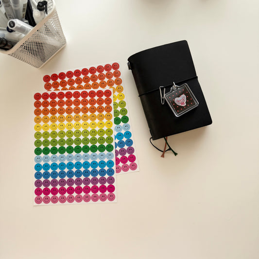 Mini Smile Faces Sticker Sheet