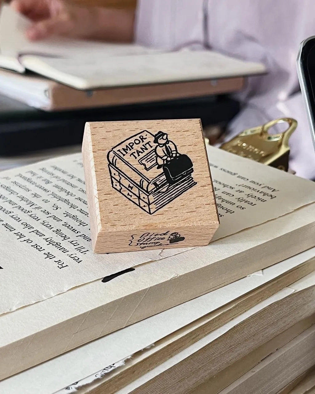 Yamadoro Mr. Bird Office Collection Rubber Stamps / 3 Designs