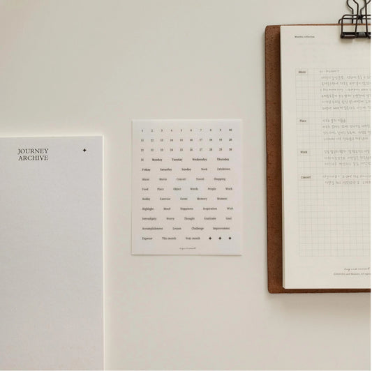 Day and Moment Journey Archive Planner